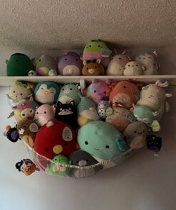 Handy Laundry Jumbo Toy Hammock, Organize Stuffed Animals or Children's Toys, Looks Great with Any Decor While neatly organizing Kid's Toys and Stuffed Animals, Expands to 5.5 feet, White 34 71kkgZ6R4wL