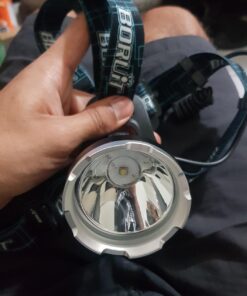 BORUIT B10 Rechargeable Headlamp Super Bright 100000 Lumens - 4 Modes LED Head Lamp USB Waterproof Headlight fit Adult Hunting Fishing Camping Hiking Outdoor White 16 71kkqFvqZNL