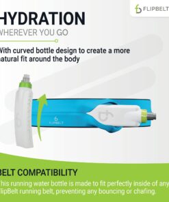FlipBelt Portable Lightweight Running Water Bottle Arc 11 oz 12 71klcD8tZWL