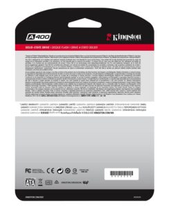 Kingston 240GB A400 SATA 3 2.5" Internal SSD SA400S37/240G - HDD Replacement for Increase Performance 240 GB SATA3 29 71klzaCXPOL