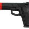 MASTER USA Rubber Training Gun, Black and Red Head Painting, Model Number: 3200BK
