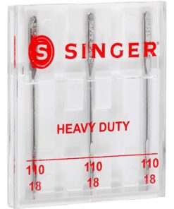 SINGER Sewing Machine Needles, 1-Pack, Size 18 3/Pkg Set of 3, Size 110/18 11 71km9JmOAKL