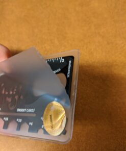 Wallet Ninja Multitool Card – 18 in 1 Credit Card Multi-Tool (Bottle Opener, Can Opener, Screwdrivers, Phone Stand & More) – Black 44 71kmresdDL