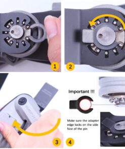EZARC Titanium Oscillating Saw Blades, Oscillating Multitool Blades for Metal, Wood Nails, Screws Cutting, Plastic, 3 Pack 3 PCS Titanium Enhanced 20 71kmuZeAqmL
