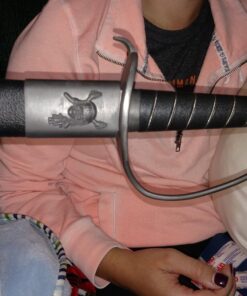 27" Overall Dual Full Tang Blade Ninja Machete Set Wrapped Handle Black & Silver 8 71kn1g5KQEL