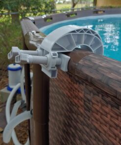 Intex 28000E Deluxe Wall-Mounted Swimming Pool Surface Automatic Skimmer with Removeable Skimmer Basket for 800+ GPH Pumps 29 71kn6bw0OnL