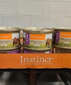 Instinct Grain Free Wet Cat Food Pate, Original Natural Canned Cat Food, Rabbit, 3 oz (Case of 24) 3 Ounce (Pack of 24) 31 71koUzkImZL