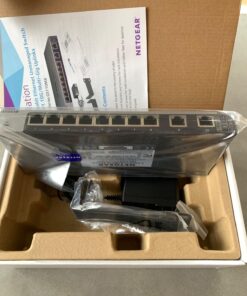 NETGEAR 10-Port Gigabit/10G Ethernet Unmanaged Switch (GS110MX) - with 8 x 1G, 2 x 10G/Multi-gig, Desktop, Wall or Rackmount, and Limited Lifetime Protection 10 port | Multi-Gig | 2xUplinks 28 71kohKR2DaL