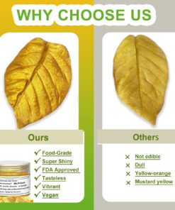 Alternative view of HomeHere Luster Powder Dust Edible Cake Dust, 7g Golden