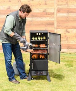 Masterbuilt 20051311 GS30D 2-Door Propane Smoker, 30" (Old Version), Black 44 71kpu dQMIL