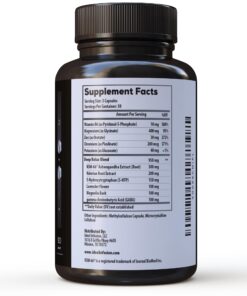 Ideal Infusion Nighttime Muscle Recovery & Cortisol Manager - Promotes Relaxation and Deep Sleep Support - Muscle Cramp Relief, Hormone Balance (Melatonin Free) Vegan 31 71kqjejA2rL