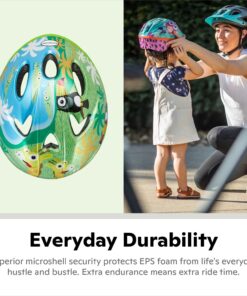 Schwinn Classic Toddler and Baby Bike Helmet, Dial Fit Adjustment, Kids Age 1 - 5 Year Olds, Girls and Boys Suggested Fit 44 - 52 cm X-Small/44-50cm Jungle 26 71kratAKDNL