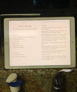 Norpro Acrylic CookBook / IPad / Tablet Holder, 9"D x 12.5"W x 3.25"H 38 71krlUfPyL