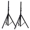 Pair of Ignite Pro Tripod DJ PA Speaker Stands Adjustable Height Stand 6 71krzB sf7L