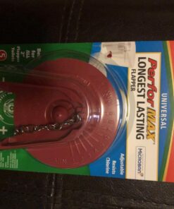 Fluidmaster 502P21 PerforMAX Universal Water-Saving Long Life Toilet Flapper for 2-Inch Flush Valves, Adjustable Solid Frame Design, Easy Install, Red, 1 pack 28 71ks8NjcXkL