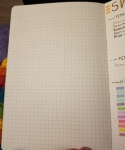 Grid Paper Notebook - Hardcover Classic Notebook with Pen Holder - Thick Premium Paper + Page Dividers Gifts 8.4 x 5.7 In 51 71ksLc8yT7L