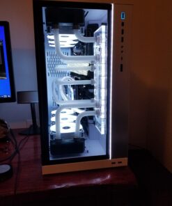 Corsair LL Series, LL120 RGB, 120mm RGB LED Fan, Triple Pack with Lighting Node PRO- White, Lighting Node PRO Included, LL120 RGB White,CO-9050092-WW Triple Pack w/ Lighting Node PRO 71 71kt1w7XbmL