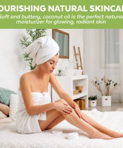 Organic Coconut Oil - Unrefined and Cold-Pressed, Natural Hair Oil, Skin Oil and Cooking Oil with Fresh Flavor, Non-GMO Extra Virgin Coconut Oil (Aceite de Coco), USDA Organic, 32 oz 32 Fl Oz (Pack of 1) 27 71ktgxtuL2L