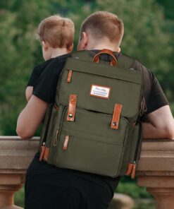 Diaper Bag Backpack Frank Mully Large Multifunction Travel Baby Bag for Mom Dad Army Green 8 71kuFAS3X L