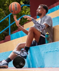 AND1 Fantom Rubber Basketball: Official Regulation Size 7 (29.5 inches) Rubber Basketball - Deep Channel Construction Streetball, Made for Indoor Outdoor Basketball Games Orange 11 71kuk5FSAmL