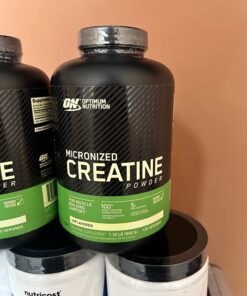 Optimum Nutrition Micronized Creatine Monohydrate Powder, Unflavored, Keto Friendly, 120 Servings (Packaging May Vary) 120 Servings (Pack of 1) 26 71kuykOloL 1
