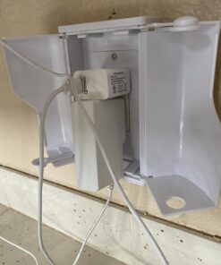 Safety Innovations Twin Door Baby Safety Outlet Cover Box for Babyproofing Outlets - More Interior Space for Extra Large Electrical Plugs and Adapters - Easy to Install - Easy to Use, (1-Pack) 31 71kvEDZ3VdL