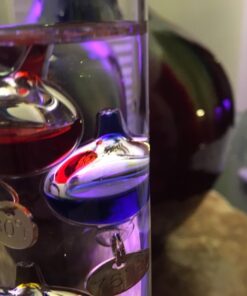 AcuRite 00795A2 Galileo Thermometer with Glass Globe Barometer, Barometer Set, Glass/Wood 44 71kvWTcf QL