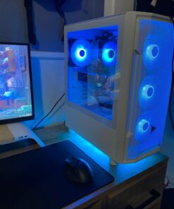 Skytech Gaming Archangel Gaming PC Desktop – AMD Ryzen 5 3600 3.6 GHz, NVIDIA RTX 3050, 500GB NVME SSD, 8GB DDR4 RAM 3200, 600W Gold PSU, 11AC Wi-Fi, Windows 11 Home 64-bit 3600 | 3050 | Arch4 30 71kwIgNL0xL