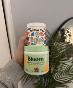 Bloom Nutrition Super Greens Powder Smoothie & Juice Mix - Probiotics for Digestive Health & Bloating Relief for Women, Digestive Enzymes with Superfoods Spirulina & Chlorella for Gut Health (Mango) Mango 30 Servings (Pack of 1) 15 71kwNm1hmdL