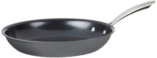 Cuisinart GG22-30P1 Hard Anodized 12-Inch Skillet GreenGourmet, Black/Stainless Steel Open Skillet