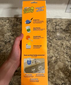 Scrub Daddy Color Sponge - Scratch-Free Multipurpose Dish Sponge Color Variety Pack - BPA Free & Made with Polymer Foam - Stain & Odor Resistant Kitchen Sponge (3 Count) 3 Count (Pack of 1) Scrub Daddy Colors 45 71kwffPsk5L