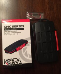 Kiorafoto Professional Water-Resistant Anti-Shock Holder Storage SD SDHC SDXC TF Memory Card Case Protector Cover with Carabiner for 12SD Cards & 12 Micro SD Cards for 12 SD + 12 Micro SD 67 71kxa5aYaiL