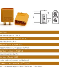 RioRand XT60 Drone Connectors (5 Pair) 14 71kxaYlxbKL