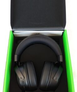 Razer Kraken V3 HyperSense Wired USB Gaming Headset w/Haptic Technology: Triforce Titanium 50mm Drivers - THX Spatial Audio - Hybrid Fabric & Leatherette Memory Foam Cushions - Detachable Mic 87 71kyQ54W1JL