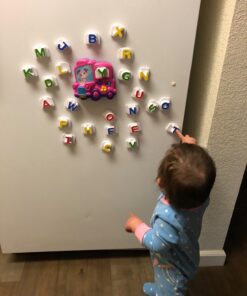 LeapFrog Fridge Phonics Magnetic Letter Set, Pink Small 33 71kzAkSdVkL