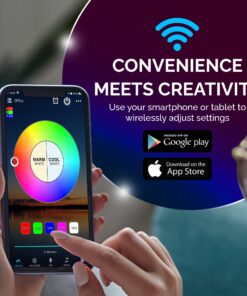 Flux WiFi Smart LED Light Bulb - Compatible with Alexa, Google Home Assistant & IFTTT - Smartphone Controlled Multicolored Color Changing Lights - Sunrise Wake Up Light & Dimmable Night Light 28 71kze62krAL