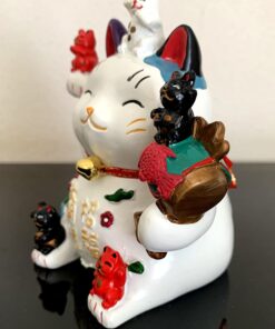 Feng Shui Maneki Neko Lucky Cat Coin Bank for Wealth 18 71l G57Rd3L