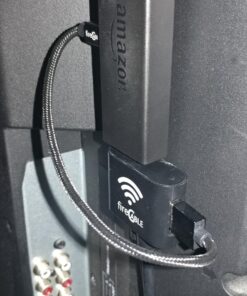 fireCable Power Cord for Fire Stick, Universal Replacement FireStick Power Adapter, Also works with Roku and Chromecast. Instantly Creates a Wire Free TV Eliminating AC Outlet 20 71l g7Xgw5L