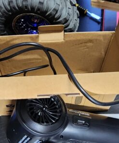 Compressed Air Duster,Fulljion 3-Gear to 51000RPM Electric Air Duster Portable Air Blower with LED Light, 6000mAhRechargeable Cordless Air Duster for Computer Keyboard Fast Charge(Black) Black 35 71l0l1EmkbL