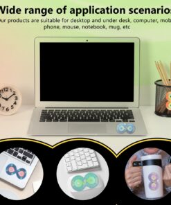 Calm Stickers for Anxiety Sensory Stickers Anti Stress Tactile Textured Stickers Combined with Breathing Exercise for Fidget Strips Suitable for Children and Adults (30 Pierces)(Mixed Loading) Small Hole 21 71l0qhRjNVL