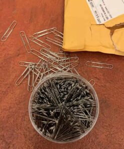 Paper Clips, 700 pcs Paper Clips Assorted Sizes, Large, Medium, Small #1 Metal Paperclips, 2 Inch Jumbo/Mini Silver Paper Clip for Paperwork, Home, School and Office Supplies 700 Paper Clips 22 71l1NYnIWFL