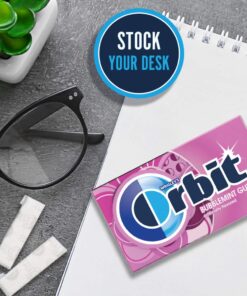 ORBIT Bubblemint Sugar Free Chewing Gum, 12 Packs of 14-Pieces (168 Total Pieces) 10 71l1WTHhUSL