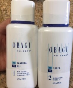 Obagi Nu-Derm Foaming Gel for Face – Hydrating Cleanser With Aloe Vera – Foaming Facial Cleanser – Lightweight Face Cleanser – Skincare Product for Smooth Skin - Deep-Cleansing Formula - 6.7fl oz 6.76 Fl Oz (Pack of 1) 21 71l1cgEeiAL