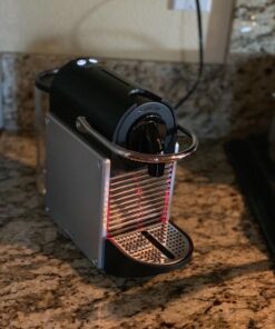 Nespresso Pixie Coffee and Espresso Machine by DeLonghi, 24oz, Aluminum Discontinued Pixe Aluminum: Machine Only 32 71l24ak2dL