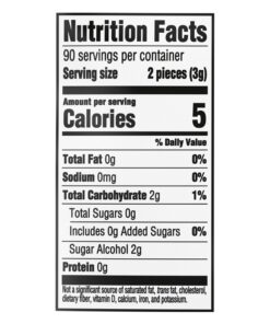 Trident White Sugar Free Gum, Peppermint, 180 Count (Packaging May Vary) 32 71l25ixg4fL