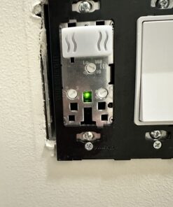 Leviton IPHS5-1LW Decora In-Wall Humidity Sensor & Fan Control , 3A, Single Pole, White 1 Pack 41 71l2PeNuW6L