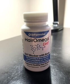 DrFormulas HairOmega DHT Blocker Biotin 5000 mcg Vitamins for Hair Growth Supplement | Hair Loss Pills for Women and Men, 30 Day Supply 60 Count (Pack of 1) 20 71l2fn 5vnL