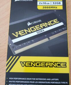 Corsair Vengeance Performance Memory Kit 32GB DDR4 2666MHz CL18 Unbuffered SODIMM (2x16GB) 2666Mhz C18 (2 x 16GB) 52 71l4gLIQT1L