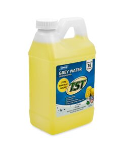 Camco TST Camper/RV Grey Water Odor Control | Removes Grease Buildup in Gray Water Tank, Sink & Shower Drains | 4oz Treats 40-Gal Holding Tank | Safe Septic Tank Treatment | Lemon Scent, 64 oz (40256) 64 Ounce Single 8 71l557VyDJL
