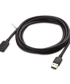 Cable Matters 2-Pack USB to USB Extension Cable 6 ft (USB 3.0 Extension Cable/USB Extender) in Black for Webcam, VR Headset, Printer, Hard Drive and More - 6 Feet 19 71l5Dv766jL